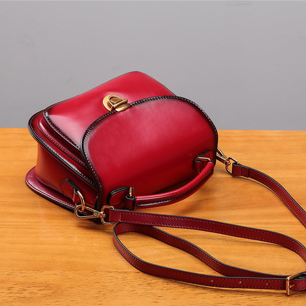 Stylish Womens Genuine Leather Satchel Bag Crossbody Bags for Women Genuine Leather