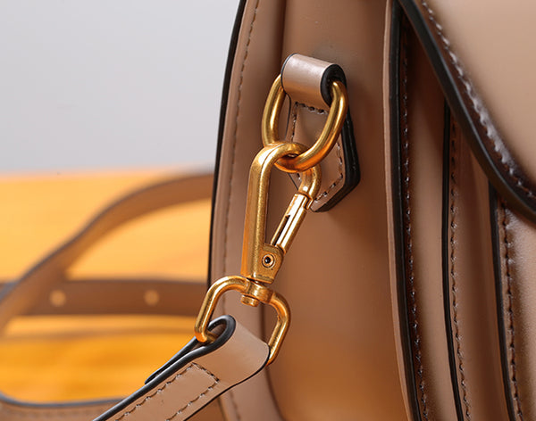 Stylish Womens Genuine Leather Satchel Bag Crossbody Bags for Women Handmade
