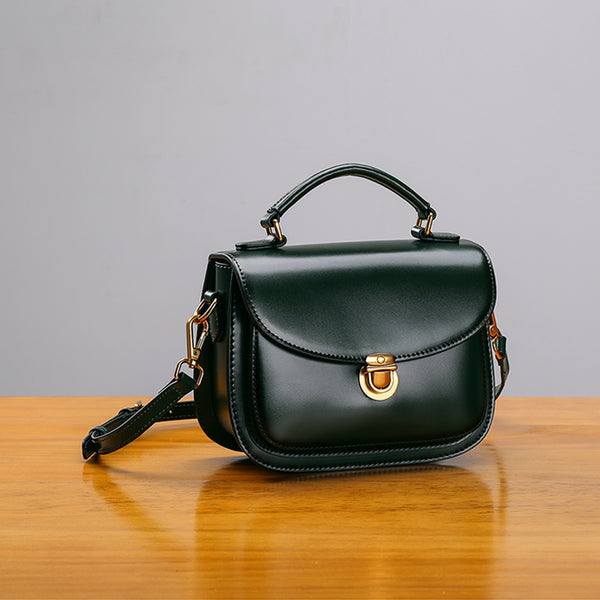 Stylish Womens Genuine Leather Satchel Bag Crossbody Bags for Women work bag