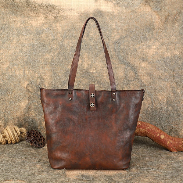 Stylish Womens Leather Tote Bag Genuine Leather Handbags For Women Affordable