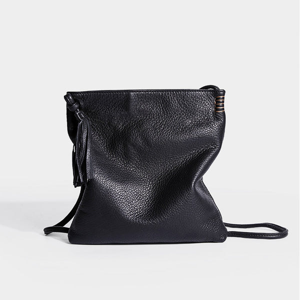 Tassels Work Bag Womens Leather Crossbody Bags Shoulder Bag for Women Genuine Leather