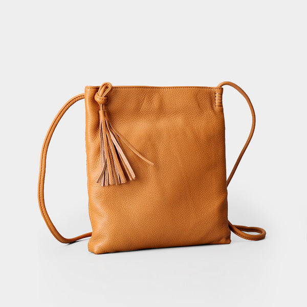 Tassels Work Bag Womens Leather Crossbody Bags Shoulder Bag for Women gift idea