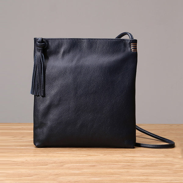 Tassels Work Bag Womens Leather Crossbody Bags Shoulder Bag for Women