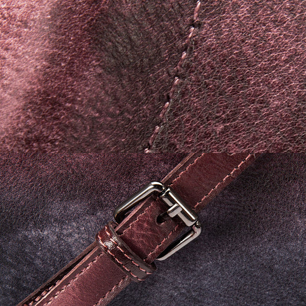 Unique Dyed Leather Womens Handbags Shoulder Bag Purses for Women Details