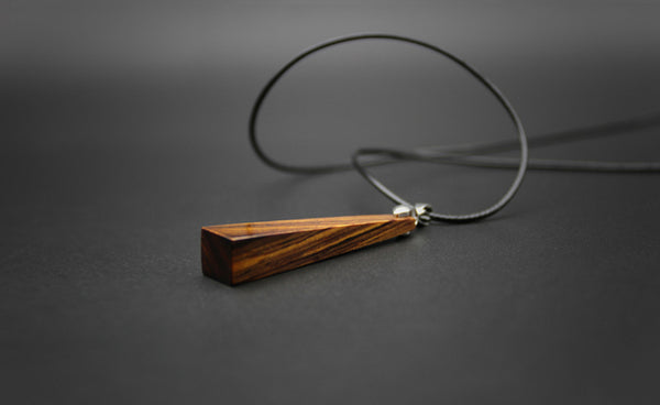 Unique Wooden Pendant Necklace Handmade Couple Jewelry Accessories for Women Men fashionable