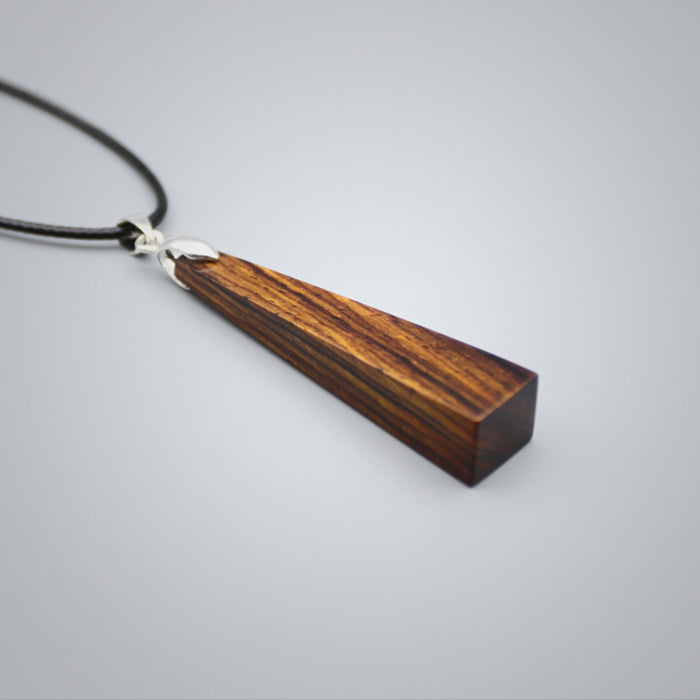 Unique Wooden Pendant Necklace Handmade Couple Jewelry Accessories for Women Men