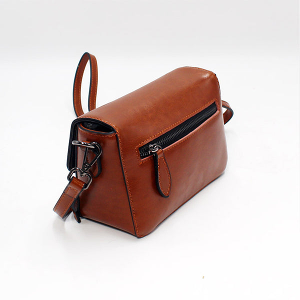 Vintage Handmade Leather Crossbody Shoulder Bags Purses Accessories Gifts Women back