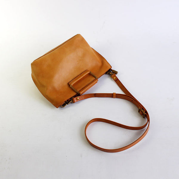 Vintage Handmade Leather handbag Crossbody Shoulder Motorcycle Bags Purses Accessories Women cool