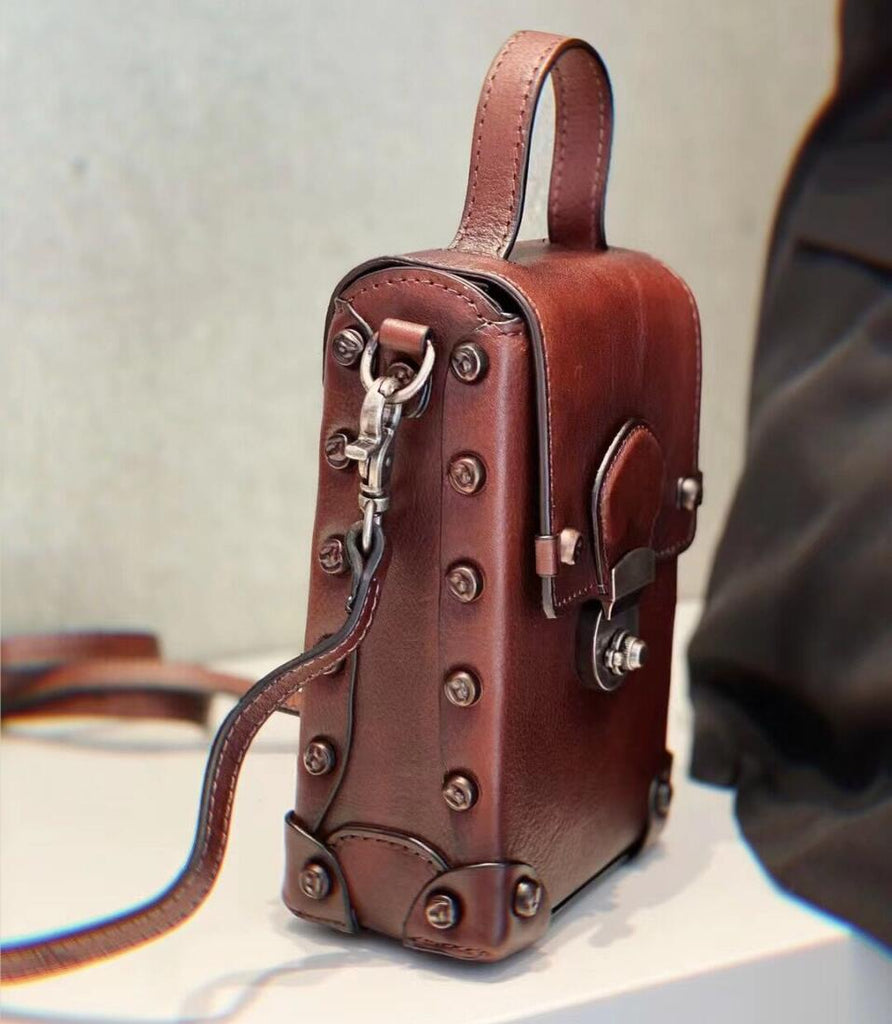 Leather Shoulder Bag - Etsy