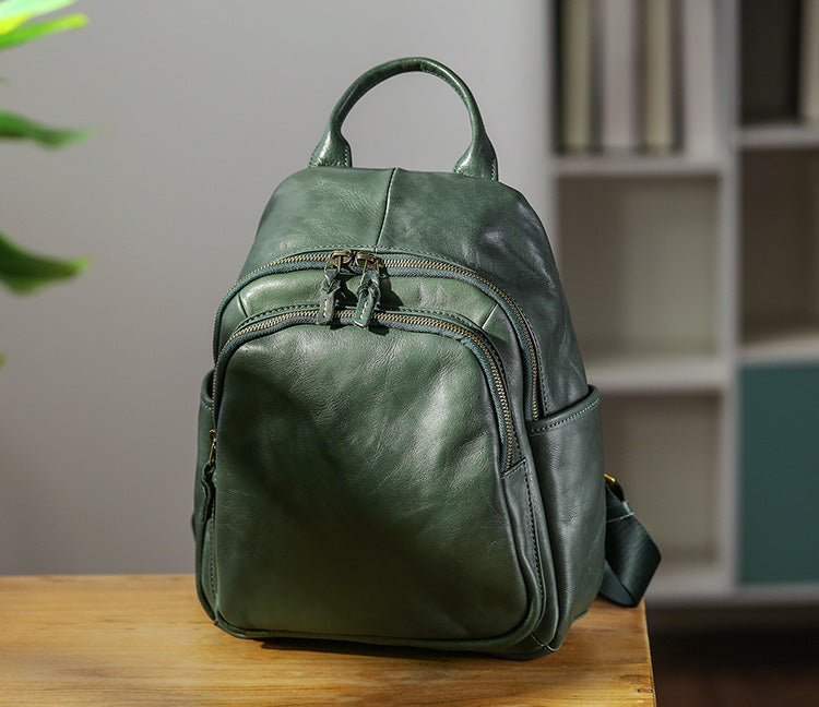 Leather Ladies Work Backpacks Stylish Ladies Backpack Bag Leather