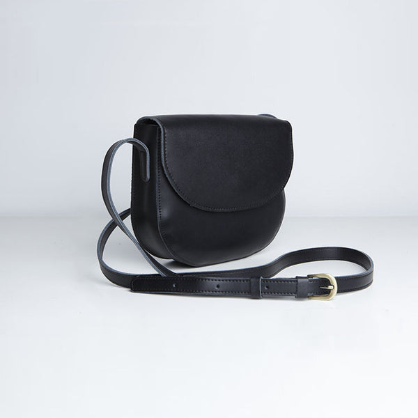 Vintage Leather Women's Saddle Bag Crossbody Bags Shoulder Bag for Women Accessories