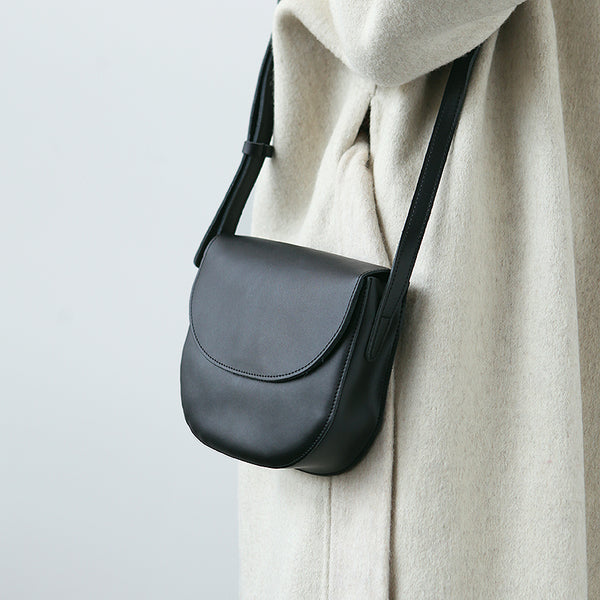 Vintage Leather Women's Saddle Bag Crossbody Bags Shoulder Bag for Women Handmade
