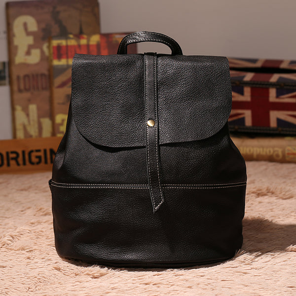 Vintage Leather Womens Backpack Purse Cool Backpacks for Women Boutique