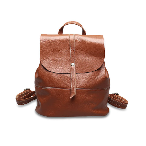 Vintage Leather Womens Backpack Purse Cool Backpacks for Women Accessories