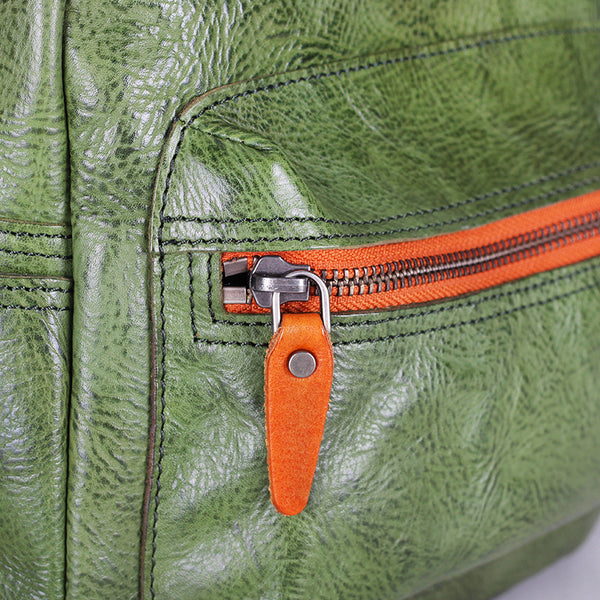 Vintage Style Ladies Mini Genuine Leather Backpack Purse Bookbag for Women Funky
