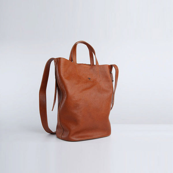 Vintage Women Genuine Leather Tote Bag Handbags Shoulder Bag for Women Accessories