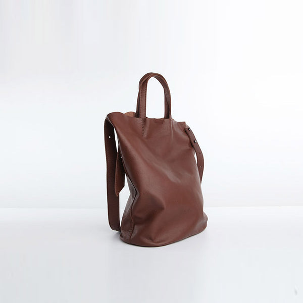 Vintage Women Genuine Leather Tote Bag Handbags Shoulder Bag for Women Vintage
