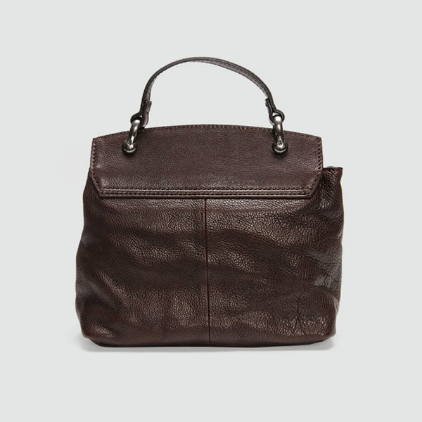 Vintage Women's Brown Leather Crossbody Satchel Purse Shoulder Bags for Women quality