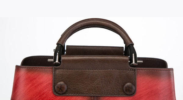 Vintage Women's Embossed Genuine Leather Handbags Cross Shoulder Bag Purse For Women Durable
