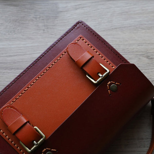 Vintage Women's Genuine Leather Crossbody Satchel Purse Handbags For Women Best