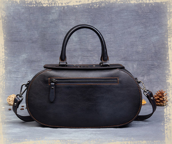 Vintage Women's Genuine Leather Handbags Cross Shoulder Bag For Women Gift
