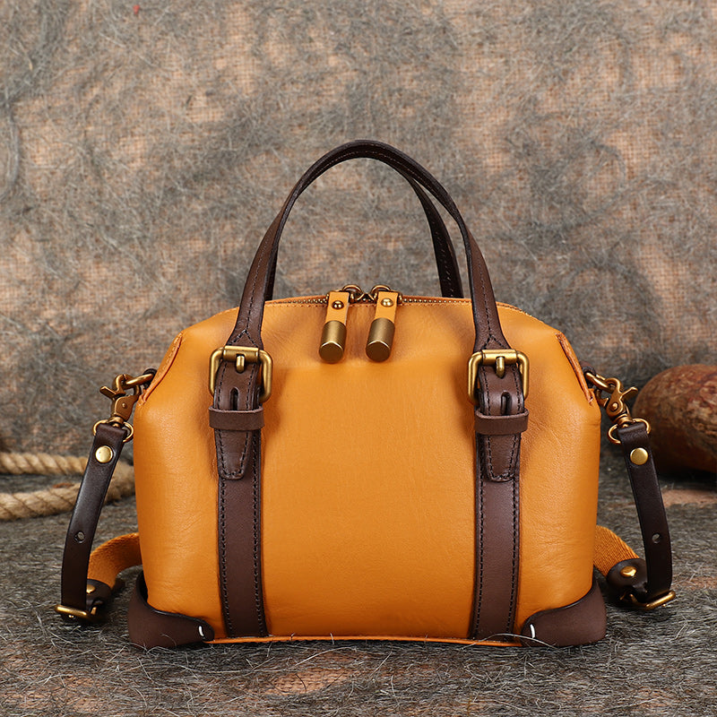 Vintage Women's Genuine Leather Handbags Crossbody Sling Bags Purse for Women Accessories