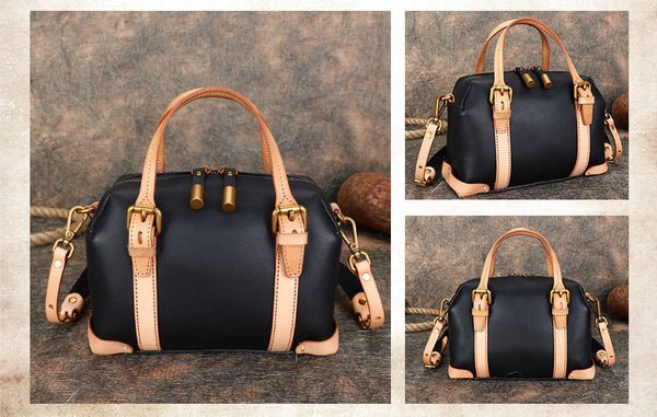 Vintage Women's Genuine Leather Handbags Crossbody Sling Bags Purse for Women Cool