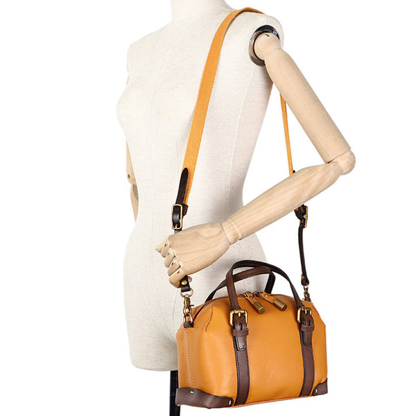 Vintage Women's Genuine Leather Handbags Crossbody Sling Bags Purse for Women Fashion