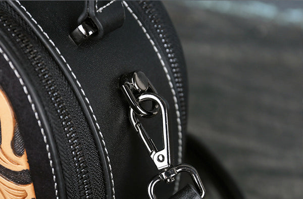 Vintage Women's Genuine Leather Handbags Leather Crossbody Bag Purse For Women Durable
