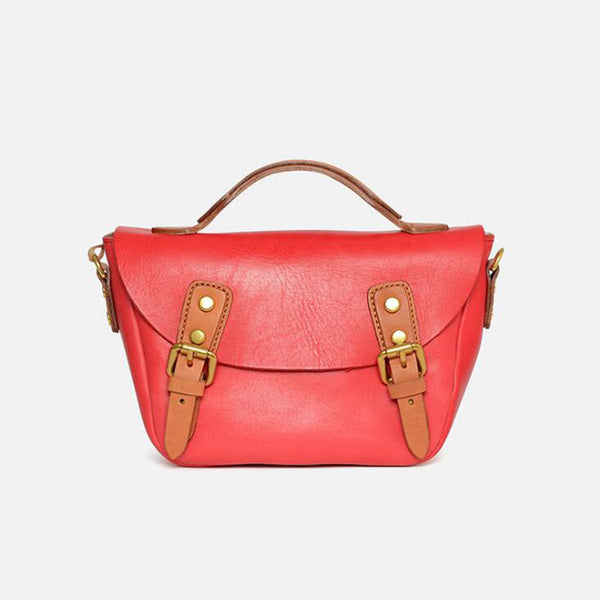 Vintage Women's Genuine Leather Satchel Handbags Crossbody Purse For Women Best