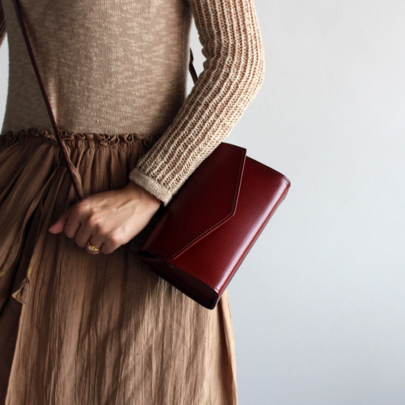 Vintage Pratesi Firenze Italian designer quality brown leather envelop –  RESEARCHED REWORN