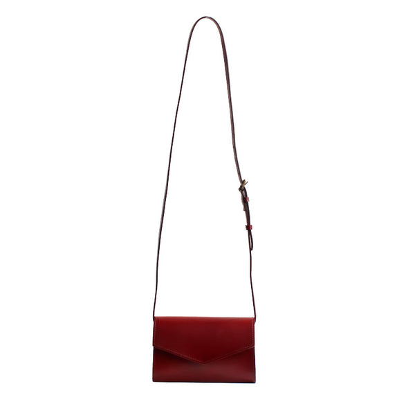 Vintage Women's Leather Crossbody Envelope Bag Satchel Bag Purse For Women Cowhide