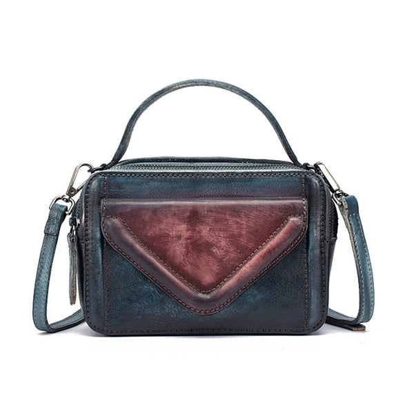 Vintage Women's Leather Handbags Crossbody Bags Shoulder Bag for Women chic