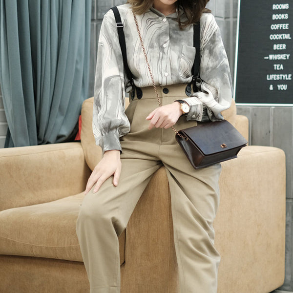 Vintage Women's Leather Satchel Purse Chain Strap Shoulder Bag for Women Best