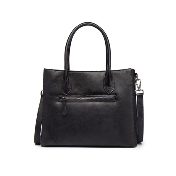 Vintage Womens Brown Leather Totes Handbags Shoulder Bag for Women Boutique