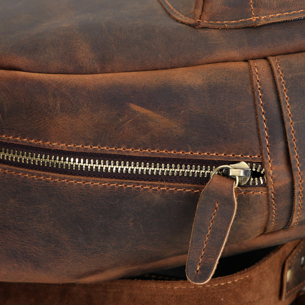 Vintage Womens Genuine Leather Backpack Bag Purse Laptop Backpacks For Women Designer