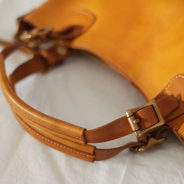 Vintage Womens Genuine Leather Crossbody Tote Bag Cross Shoulder Bag Designer