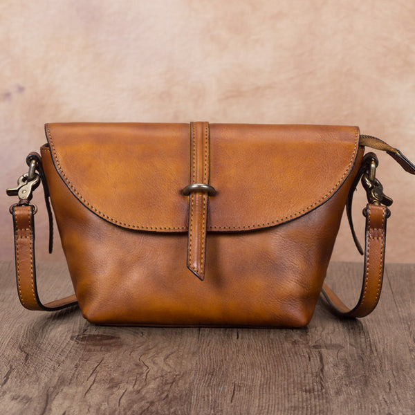 Vintage Womens Genuine Leather Satchel Bag Shoulder Purse For Women Accessories