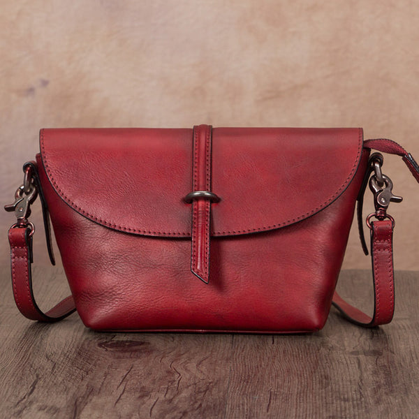 Vintage Womens Genuine Leather Satchel Bag Shoulder Purse For Women Beautiful