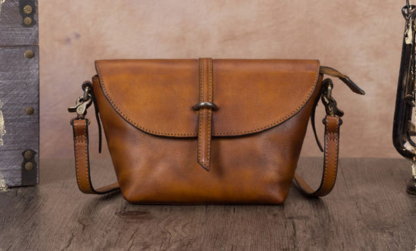 Vintage Womens Genuine Leather Satchel Bag Shoulder Purse For Women Cool