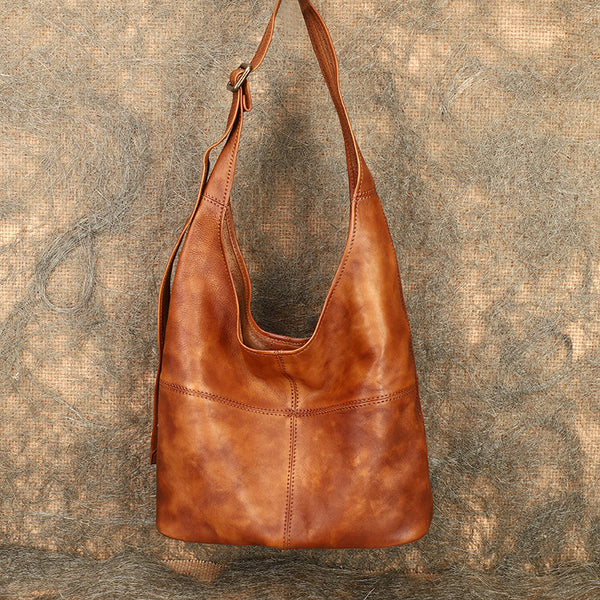 Vintage Womens Genuine Leather Tote Bag Shoulder Handbags For Women Beautiful