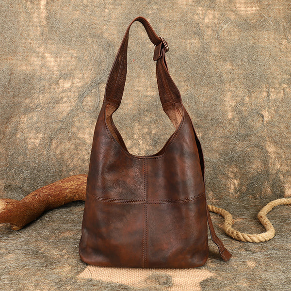 Vintage Womens Genuine Leather Tote Bag Shoulder Handbags For Women Cool