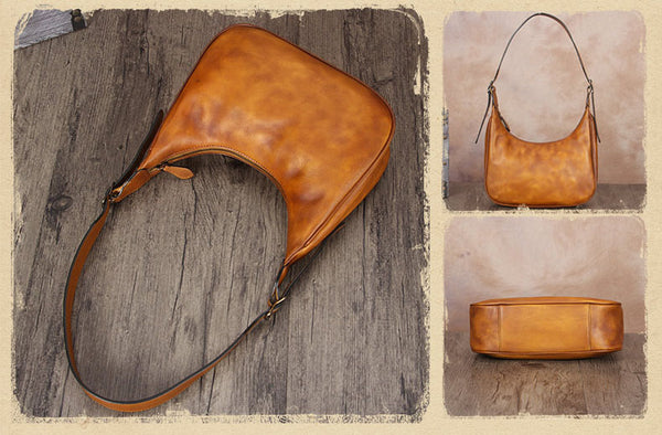 Vintage Womens Leather Boho Bag Shoulder Handbags Purse for Women Cool