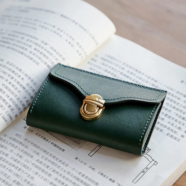 Cow Leather Card Holder Purse | Genuine Leather Wallet Women | Coin Purse  Coin Purse - Coin Purses - Aliexpress