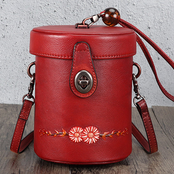 Small Womens Leather Over The Shoulder Bag Genuine Leather Handbags For Women