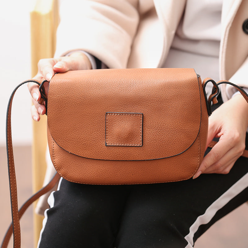 Leather Crossbody Bags for Woman Leather Saddle Bag Leather 