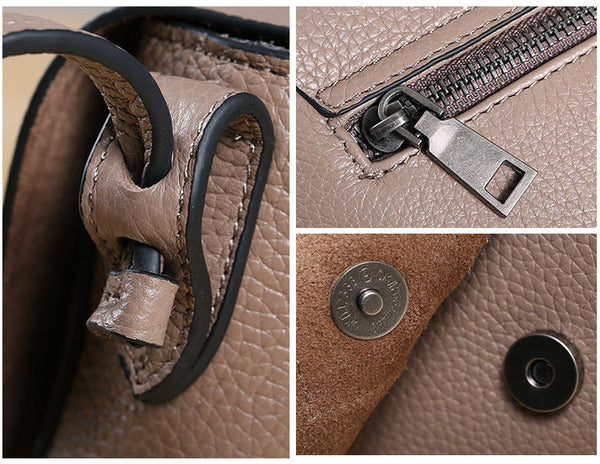  Vintage Womens Leather Saddle Bag Crossbody Bags Purse for Women work bag