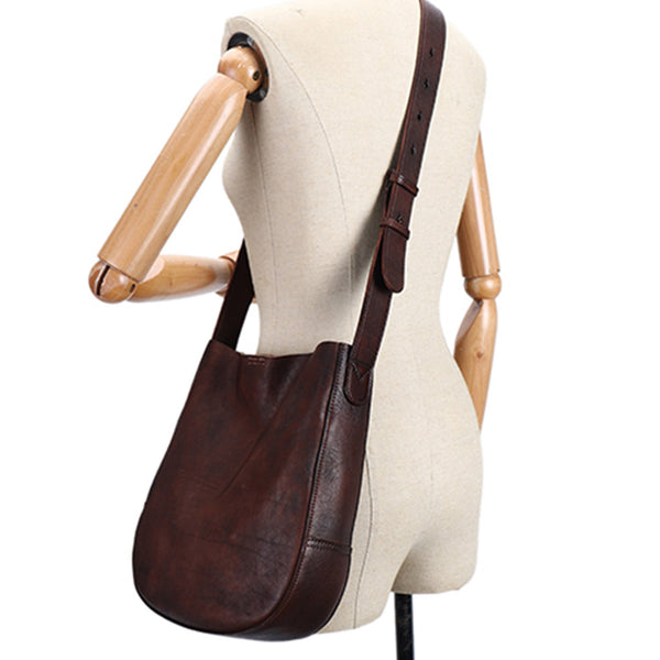 Vintage Womens Leather Tote Handbags Black Leather Shoulder Bag Chic