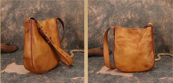 Brown Leather Tote Bag Shoulder Handbags For Women