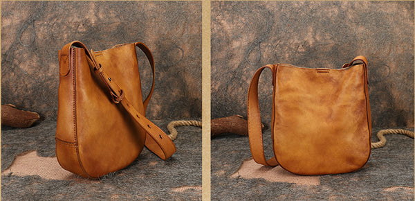 Vintage Womens Leather Tote Handbags Black Leather Shoulder Bag Funky